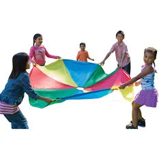 Primary Parachute 6ft - Multi Color with Handles