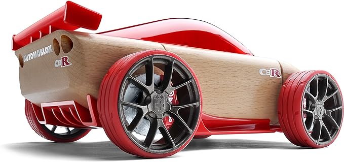 Automoblox Wood Toy Car C9-R Sportscar - Collectible