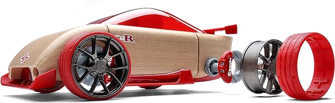 Automoblox Wood Toy Car C9-R Sportscar - Collectible