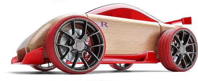 Automoblox Wood Toy Car C9-R Sportscar - Collectible