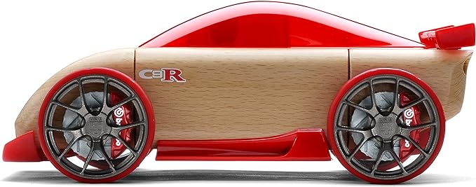 Automoblox Wood Toy Car C9-R Sportscar - Collectible