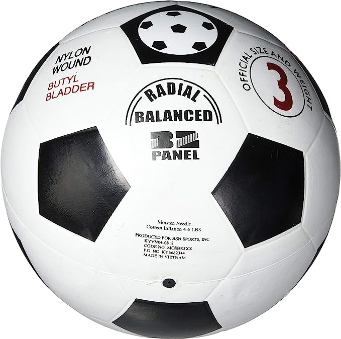 MACGREGOR® RUBBER SOCCER BALL Size 3