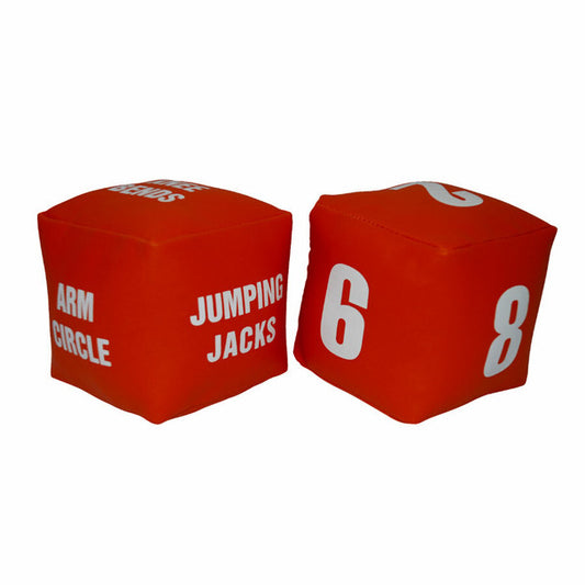 Exercise Dice (6-Sided) - Game for Group Fitness & Exercise Classes