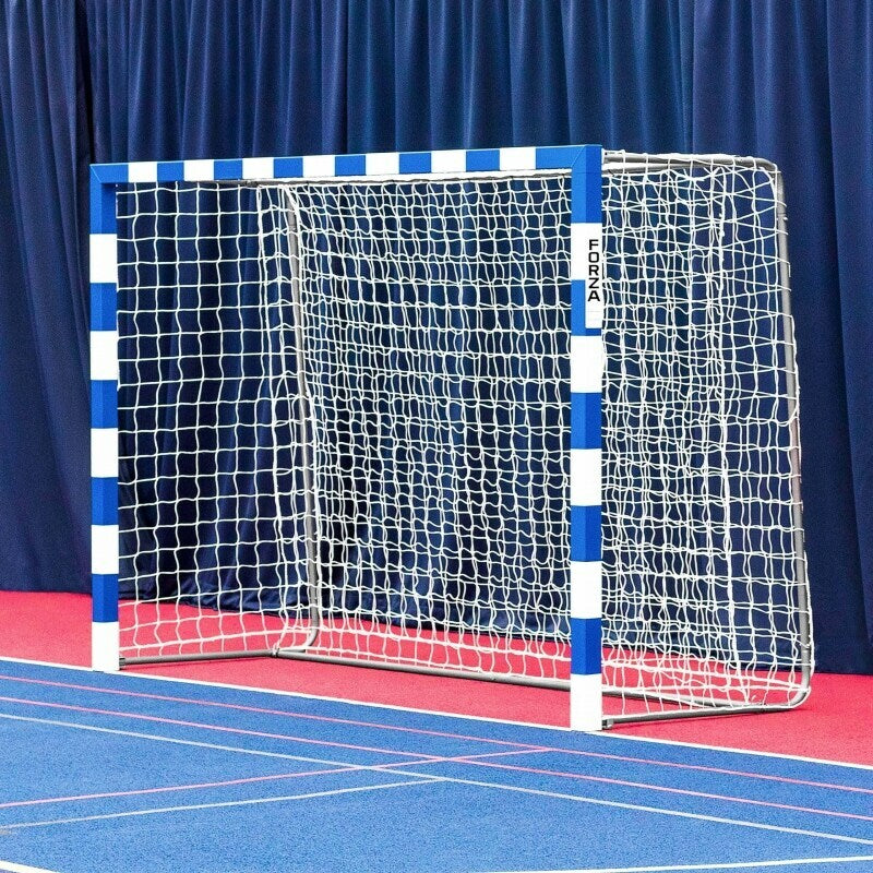 PAIR OF 10 X 6.5 FORZA ALU80 FUTSAL GOALS (FOLDAWAY) - Pair