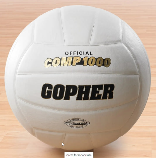 Gopher Comp 1000 Composite Volleyballs - PE Pack