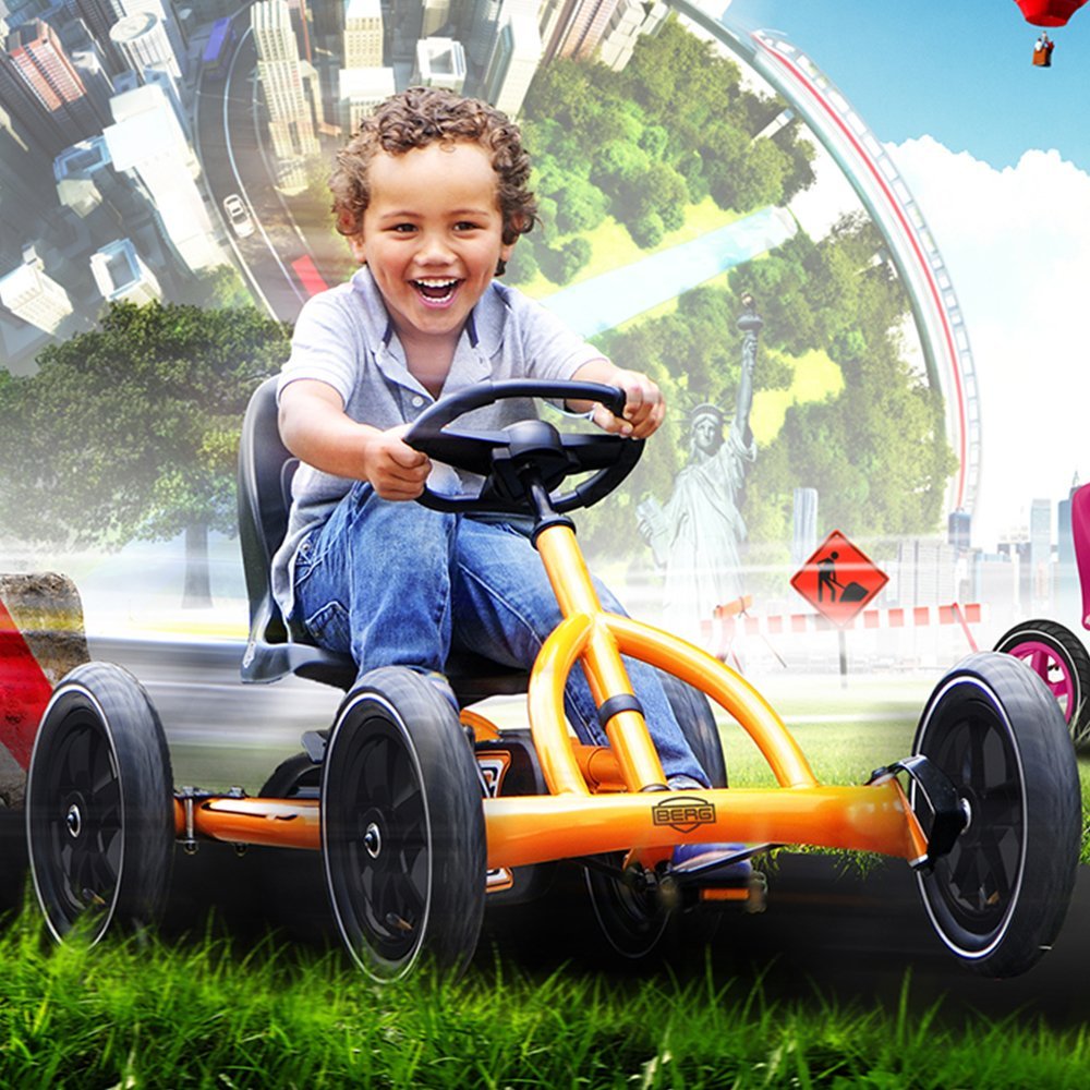 Berg Toys Junior Buddy Orange Kids Pedal Go Kart
