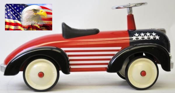 Patriotic Toddler Ride-on Toy